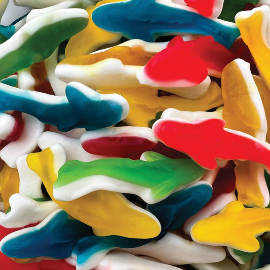 Assorted Sharks Gummy Candy