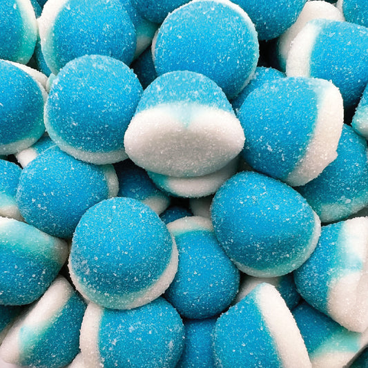Sour Blue Raspberry Puffs Gummy Candy