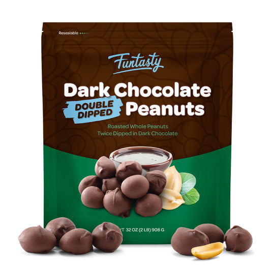 Funtasty Double Dipped Dark Chocolate Peanuts