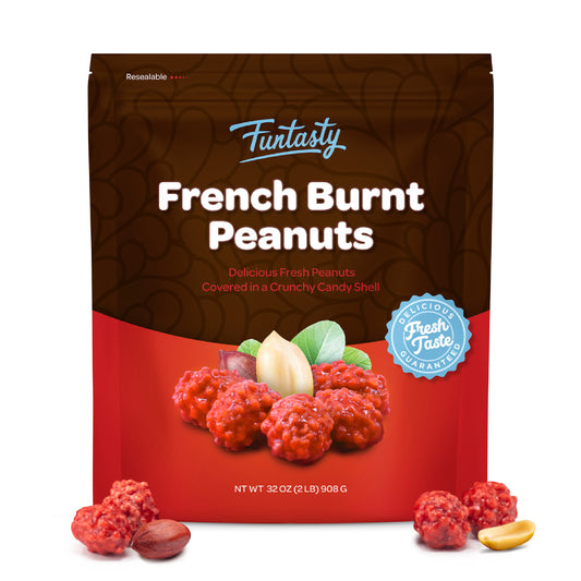 Funtasty French Burnt Peanuts, 2 Pound Bag