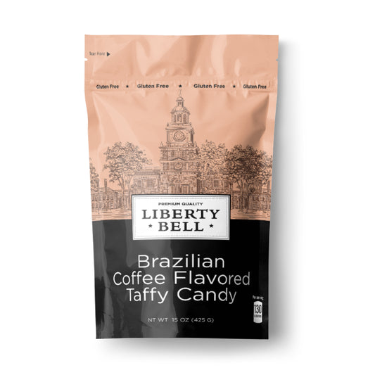 Liberty Bell Brazilian Coffee Flavored Taffy Candy